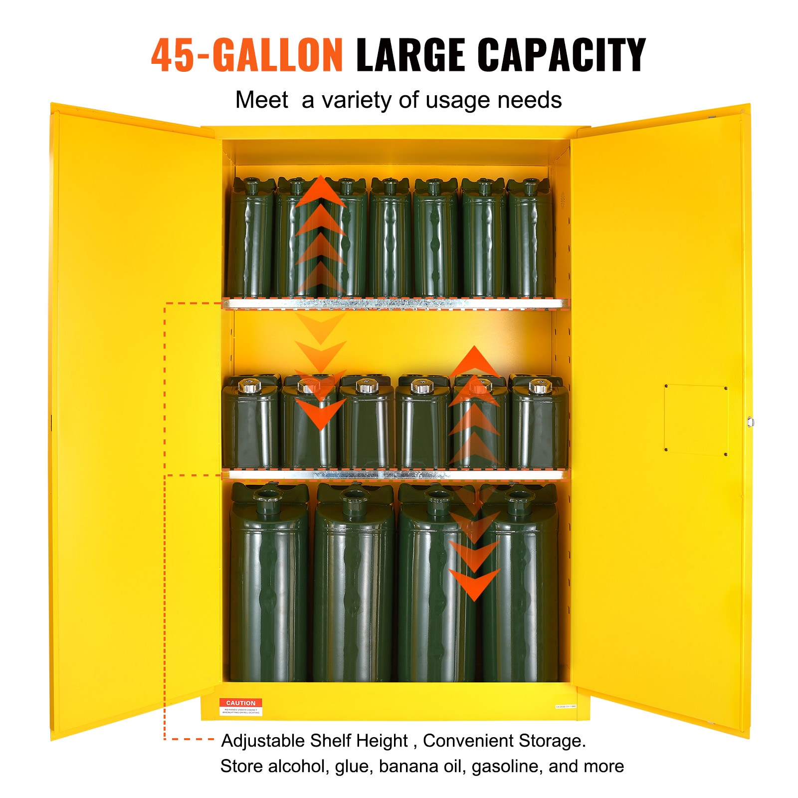 Flammable Liquid Safety Cabinet Steel Storage For Industrial Use_voghion.com